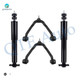 Set of 4 Front Upper Control Arm Ball Joint-Shock Absorber For 2003-2014 Chevrolet Express 1500 Monotube Performance Upgrade