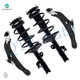 Set of 4 Front Lower Control Arm Ball Joint-Quick Complete Strut-Coil Spring Assembly For 2004-2006 Toyota Sienna V6