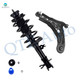 Front Left Lower Control Arm Ball Joint-Quick Complete Strut-Coil Spring Assembly For 2005-2008 Pontiac Wave