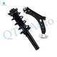 Front Right Lower Control Arm-Quick Complete Strut-Coil Spring Assembly For 2010-2013 Volkswagen GTI