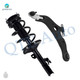 Front Left Lower Control Arm Ball Joint-Quick Complete Strut-Coil Spring Assembly For 2004-2006 Toyota Sienna