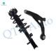 Front Left Lower Control Arm-Quick Complete Strut-Coil Spring Assembly For 2011-2014 Chrysler 200 Sedan