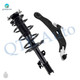 Front Right Lower Control Arm Ball Joint-Quick Complete Strut-Coil Spring Assembly For 2007-2010 Toyota Sienna 7 Passenger