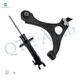 Front Right Lower Control Arm Ball Joint-Suspension Strut Assembly For 2006-2011 Honda Civic Coupe