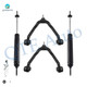 Set of 4 Front Upper Control Arm Ball Joint-Steering Damper For 2000-2006 GMC Yukon XL 1500