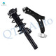 Front Right Lower Control Arm-Quick Complete Strut-Coil Spring Assembly For 2010 2011 Volkswagen EOS