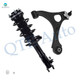Front Left Lower Control Arm Ball Joint-Quick Complete Strut-Coil Spring Assembly For 2006-2011 Acura CSX