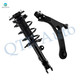 Front Left Lower Control Arm Ball Joint-Quick Complete Strut-Coil Spring Assembly For 2014-2019 Toyota Corolla