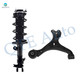Front Right Lower Control Arm Ball Joint-Quick Complete Strut-Coil Spring Assembly For 2012-2015 Honda Civic Coupe