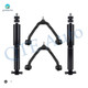 Set of 4 Front Upper Control Arm Ball Joint-Shock Absorber For 2004-2006 GMC Sierra 1500
