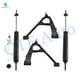 Set of 4 Front Lower Control Arm Ball Joint-Steering Damper For 2000-2006 GMC Yukon XL 1500