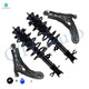 Set of 4 Front Lower Control Arm Ball Joint-Quick Complete Strut-Coil Spring Assembly For 2009 2010 Pontiac G3