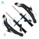 Set of 4 Front Lower Control Arm Ball Joint-Suspension Strut Assembly For 2007-2010 Toyota Sienna w/ 7 Passenger Seating