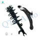 Front Left Lower Control Arm Ball Joint-Quick Complete Strut-Coil Spring Assembly For 2013-2018 Lexus ES350