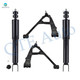 Set of 4 Front Lower Control Arm Ball Joint-Shock Absorber For 2000-2006 GMC Yukon XL 1500
