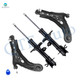 Set of 4 Front Lower Control Arm Ball Joint-Suspension Strut Assembly For 2004-2011 Chevrolet Aveo