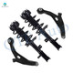 Set of 4 Front Lower Control Arm-Quick Complete Strut-Coil Spring Assembly For 2008-2014 Dodge Avenger