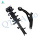 Front Right Lower Control Arm-Quick Complete Strut-Coil Spring Assembly For 2008-2014 Dodge Avenger V6
