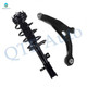Front Left Lower Control Arm-Quick Complete Strut-Coil Spring Assembly For 2007-2009 Chrysler Sebring