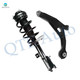 Front Left Lower Control Arm-Quick Complete Strut-Coil Spring Assembly For 2008-2010 Chrysler Sebring