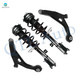 Set of 4 Front Lower Control Arm-Quick Complete Strut-Coil Spring Assembly For 2008-2010 Chrysler Sebring