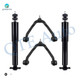 Set of 4 Front Upper Control Arm Ball Joint-Shock Absorber Replacement For 1999-2006 GMC Sierra 1500 RWD