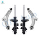 Set of 4 Front Lower Control Arm Ball Joint-Suspension Strut Assembly Replacement For 2015-2017 Chrysler 200