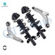 Set of 4 Front Lower Control Arm Ball Joint-Quick Complete Strut-Coil Spring Assembly Replacement For 2015-2017 Chrysler 200 AWD