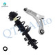 Front Left Lower Control Arm Ball Joint-Quick Complete Strut-Coil Spring Assembly Replacement For 2015-2017 Chrysler 200 FWD