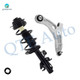 Front Right Lower Control Arm Ball Joint-Quick Complete Strut-Coil Spring Assembly Replacement For 2015-2017 Chrysler 200 FWD
