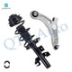 Front Right Lower Control Arm Ball Joint-Quick Complete Strut-Coil Spring Assembly Replacement For 2015-2017 Chrysler 200 AWD