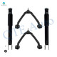 Set of 4 Front Upper Control Arm Ball Joint-Shock Absorber Replacement For 2000-2006 GMC Yukon High Performance Monotube Upgrade