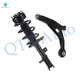 Front Left Lower Control Arm-Quick Complete Strut-Coil Spring Assembly Replacement Fit For 2008-2014 Dodge Avenger V6
