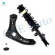Front Left Lower Control Arm Ball Joint-Quick Complete Strut-Coil Spring Assembly For 2012-2019 Nissan Versa