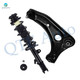 Front Left Lower Control Arm Ball Joint-Quick Complete Strut-Coil Spring Assembly For 2012-2019 Nissan Versa
