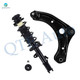 Front Right Lower Control Arm Ball Joint-Quick Complete Strut-Coil Spring Assembly For 2014-2019 Nissan Versa Note