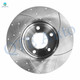 Set of 12 Front 278mm-Rear 265mm Drilled Slotted Brake Disc Rotors-Ceramic Brake Pad Kit For 2007-2013 Mazda 3
