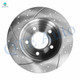 Set of 12 Front 278mm-Rear 265mm Drilled Slotted Brake Disc Rotors-Ceramic Brake Pad Kit For 2007-2013 Mazda 3