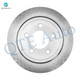 Set of 6 Rear 320mm Brake Disc Rotors-D1057 7964 Ceramic Brake Pad Kit For 2006-2010 Chrysler 300