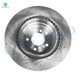 Set of 12 Front 348mm-Rear 336mm Drilled Slotted Brake Disc Rotors-Ceramic Brake Pad Kit For 2009-2011 BMW 335D