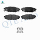 Set of 12 Front 293mm-Rear 274mm Brake Disc Rotors-Ceramic Brake Pad Kit For 2014 2015 Subaru Forester