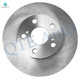 Set of 6 Front 255mm Brake Disc Rotors-D990 7695 Ceramic Brake Pad Kit For 2004-2009 Toyota Prius