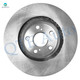 Set of 6 Front 255mm Brake Disc Rotors-D990 7695 Ceramic Brake Pad Kit For 2004-2009 Toyota Prius