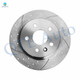 Set of 12 Front 276mm-Rear 268mm Drilled Slotted Brake Disc Rotors-Ceramic Brake Pad Kit For 2016 Chevrolet Cruze Limited Front D1522 8730