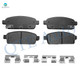 Set of 12 Front 276mm-Rear 268mm Drilled Slotted Brake Disc Rotors-Ceramic Brake Pad Kit For 2016 Chevrolet Cruze Limited Front D1522 8730