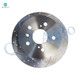 Set of 12 Front 296mm-Rear 281mm Drilled Slotted Brake Disc Rotors-Ceramic Brake Pad Kit For 2013-2018 Lexus ES350