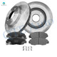 Set of 6 Front 260mm Brake Disc Rotors-Ceramic Brake Pad Kit For 1998 1999 Acura CL L4