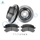 Set of 6 Rear 330mm Drilled Slotted Brake Disc Rotors-Ceramic Brake Pad Kit For 2002-2006 Chevrolet Suburban 1500