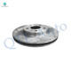 Set of 6 Front 276mm Drilled Slotted Brake Disc Rotors-Ceramic Brake Pad Kit For 2011-2015 Chevrolet Cruze