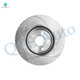 Set of 6 Front 276mm Drilled Slotted Brake Disc Rotors-Ceramic Brake Pad Kit For 2011-2015 Chevrolet Cruze